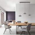 POSH 3 lampa wisząca szara 15693-15