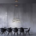 PURE E-FLYING RINGS lampa wisząca brązowa 2566-97