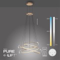 PURE E-FLYING RINGS lampa wisząca brązowa 2566-97