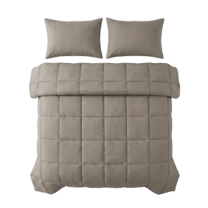 200x220 Lazy kołdra brąz perkal