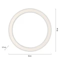 PURE-LINES lampa sufitowa fi 50cm, aluminium 6309-95 