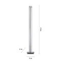 PURE-LINES lampa podłogowa aluminium 421-95