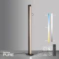  PURE-LINES lampa podłogowa drewno / antracyt 451-79