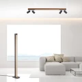  PURE-LINES lampa podłogowa drewno / antracyt 451-79