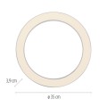 PURE LINES ROUND lampa sufitowa biała fi 35cm 6310-16