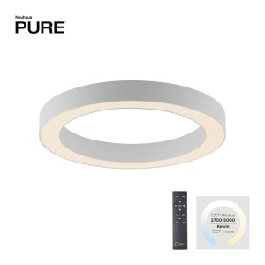 PURE LINES ROUND lampa sufitowa biała fi 35cm 6310-16
