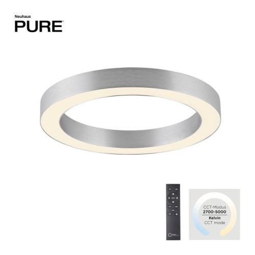 PURE LINES ROUND lampa sufitowa stalowa 6310-95
