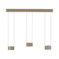 PURE CLIPSE 3 lampa wisząca brązowa 2473-97