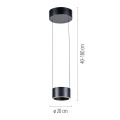 PURE CLIPSE lampa wisząca szara 2471-15