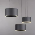 PURE CLIPSE 3 lampa wisząca szara 2473-15