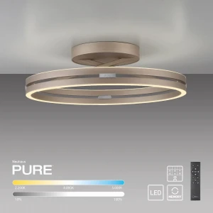 PURE LOOP lampa sufitowa brązowa 6552-97