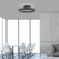 PURE LOOP lampa sufitowa czarna 6552-18