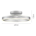 PURE LOOP lampa sufitowa aluminium 6552-95