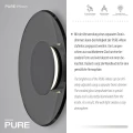 PURE MOON kinkiet szary 9594-15