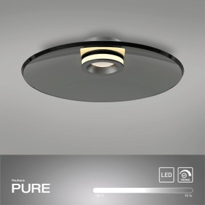 PURE MOON lampa sufitowa szara 6095-15 