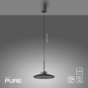 PURE MOON lampa wisząca szara 2191-15