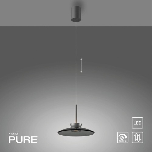 PURE MOON lampa wisząca szara 2191-15