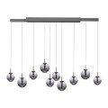 PURE E-INFINITY 10 lampa wisząca szara 2221-15 