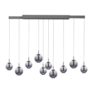 PURE E-INFINITY 10 lampa wisząca szara 2221-15 