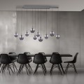 PURE E-INFINITY 10 lampa wisząca szara 2221-15 