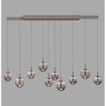 PURE E-INFINITY 10 lampa wisząca brązowa 2221-97 