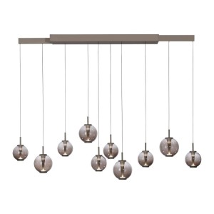 PURE E-INFINITY 10 lampa wisząca brązowa 2221-97 