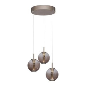 PURE E-INFINITY 3 lampa wisząca brązowa 2222-97