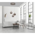 PURE E-INFINITY 3 lampa wisząca brązowa 2222-97