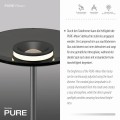 PURE MOON lampa podłogowa szara 594-15 