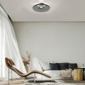 PURE MOON lampa sufitowa szara 6094-15