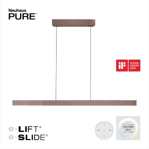 PURE MOTO-RISE lampa wisząca brązowa 2545-34