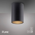 PURE POINT lampa sufitowa czarna 6749-18