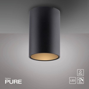 PURE POINT lampa sufitowa czarna 6749-18