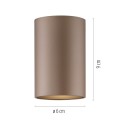 PURE POINT lampa sufinowa brązowa 6749-97
