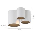 PURE POINT lampa sufitowa biała 6750-16