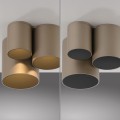 PURE POINT lampa sufitowa brązowa 6750-97