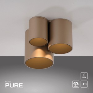 PURE POINT lampa sufitowa brązowa 6750-97