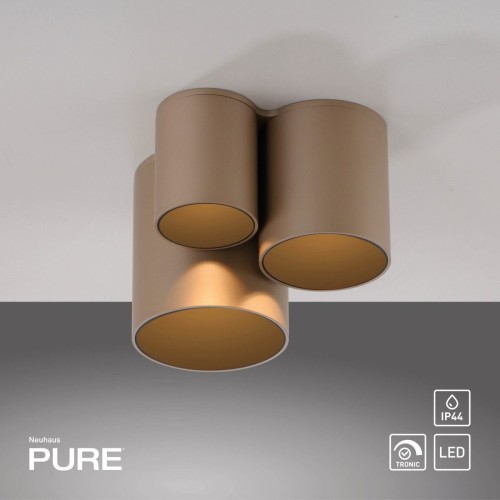 PURE POINT lampa sufitowa brązowa 6750-97