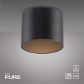 PURE POINT lampa sufitowa czarna 6761-18