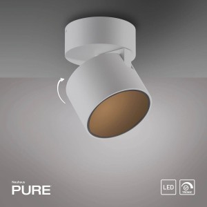 PURE CUP lampa sufitowa biała 6226-16