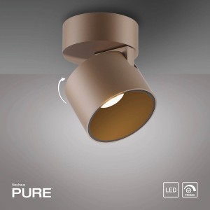 PURE CUP lampa sufitowa brązowa 6226-97