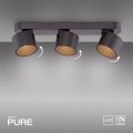 PURE CUP lampa sufitowa czarna 6227-18