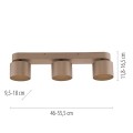 PURE CUP lampa sufitowa brązowa 6227-97