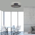 BARIK lampa sufitowa czarna 6525-18