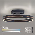 BARIK lampa sufitowa czarna 6525-18