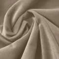 200x220 VELVET PIPING brąz / szary  velvet poliestrowy kpl pościeli