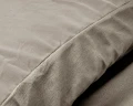 200x200/220 VELVET UNI brąz/szary  velvet poliestrowy kpl pościeli