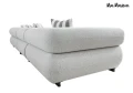 Sofa ogrodowa ALEXANDER szara (poduszki i pokrowiec w zestawie) MaMaison 