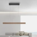 PURE E-MOTION lampa wisząca czarna/drewno 2570-79 