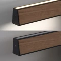 PURE E-MOTION lampa wisząca czarna/drewno 2570-79 
